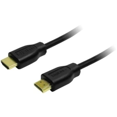 Afbeelding van LogiLink CH0005 HDMI kabel Aansluitkabel A stekker, stekker 0.50 m Zwart 4K UHD