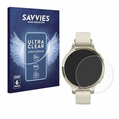 Afbeelding van Savvies (6 Stuks) Schermbeschermer voor Garmin Lily 2 Active Screen Protector Ultra Transparant
