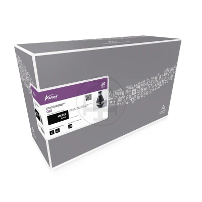 Afbeelding van AS20227 ASTAR OKI 45862840 MC Toner zwart rebuilt 7000pagina&#039;s Chip