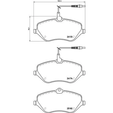 Afbeelding van Brembo Remblokset P 61 119