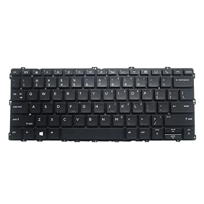 Afbeelding van Laptop Toetsenbord Voor For HP EliteBook x360 1030 G2 Zwart Verenigde Staten Lay out