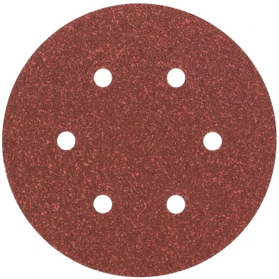 Afbeelding van Bosch Accessoires Schuurblad Ø150 mm G60 WP 6 Gaten Velc 5 stuks 2609256A30
