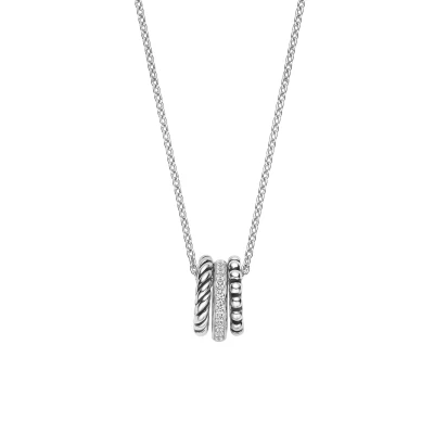 Afbeelding van TI SENTO ketting 34058ZI Zilveren dames Maat 42