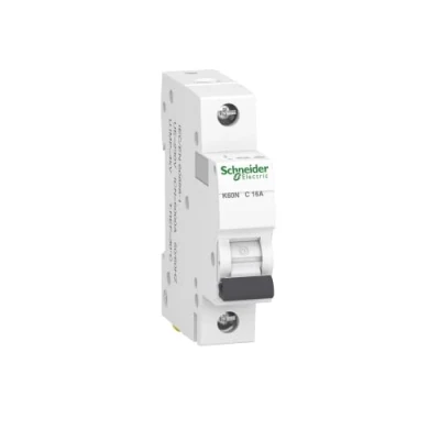 Afbeelding van Schneider A9K02116 stroomonderbreker K60N 1P, 16A, C karakteristiek, 6kA, wit