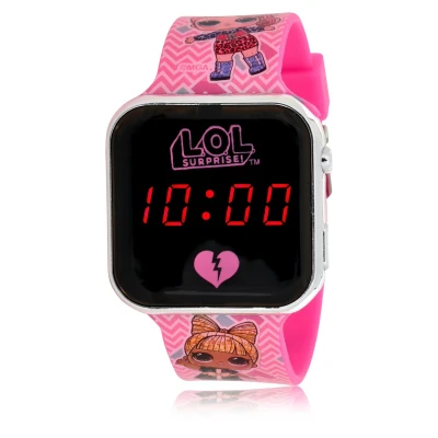 Afbeelding van Disney LED Watch L.O.L Surprise! Kinderhorloge Met Display Voor Datum en Tijd Roze