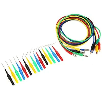 Afbeelding van Clip naar 4 mm banaanstekker P1920 testkabel, voor multimeter autoconnectoren