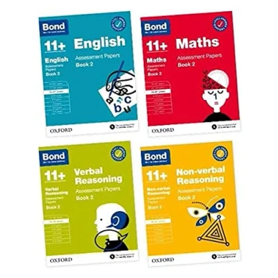 Afbeelding van 11+: Bond 11+ English, Maths, Non Verbal Reasoning, Reasoning Assessment Papers