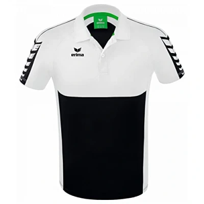 Afbeelding van Six Wings polo zwart/wit / XXL