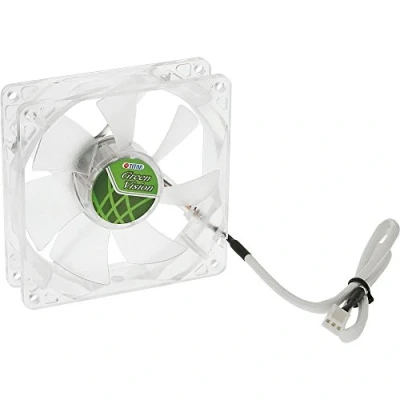 Afbeelding van Titan Green Vision ventilator (case fan) voor in de PC met Z Axis lager en super stil 92 x 25 mm