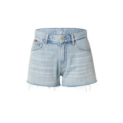 Afbeelding van G star raw True Short edge wmn sun faded lt blue denim Korte broek W28