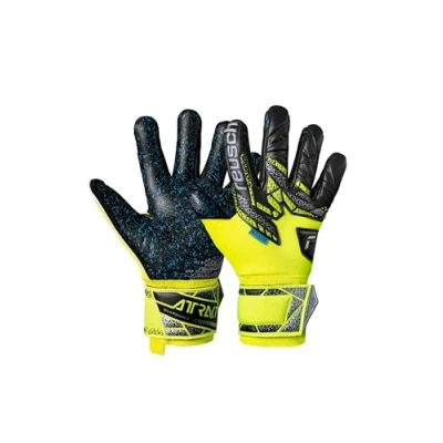 Afbeelding van Reusch Attrakt Fusion Guardian Junior Yellow Silver Keepershandschoenen Kinderen Maat 7