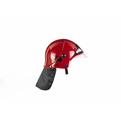 Afbeelding van Klein Toys brandweerhelm 31x17,5x21 cm incl. beweegbaar vizier en afstelbaar formaat geeft plezier geen bescherming rood zwart