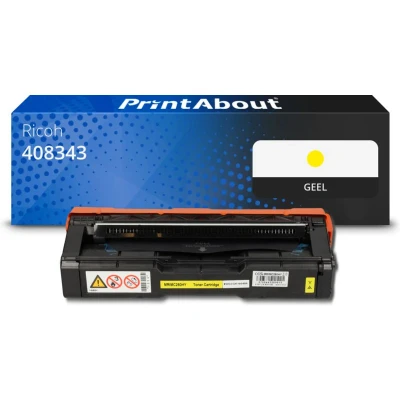 Afbeelding van Huismerk Ricoh 408343 Toner Geel