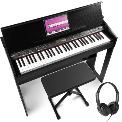Afbeelding van MAX RhapsodyDP61 complete keyboard set digitale piano met meubel