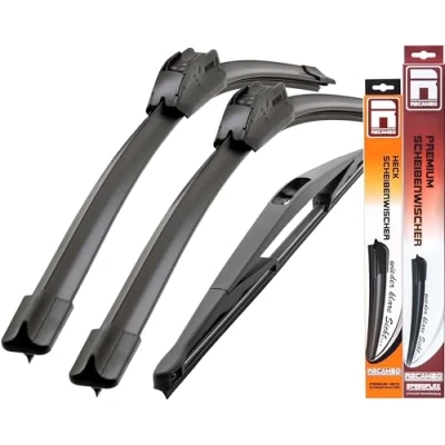 Afbeelding van Recambo Ruitenwissers voor en achter, compatibel met Opel Vectra C GTS, bouwjaar 02 08, set van 3 stuks, 600 mm / 475 400