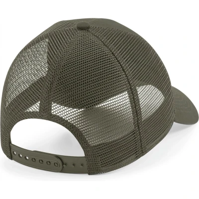 Afbeelding van Beechfield Meshpet, verstelbaar aan de achterkant met afneembare patch. B641 Military Green