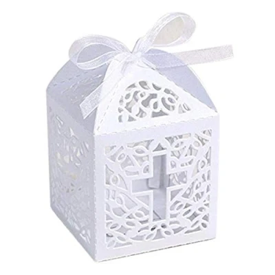 Afbeelding van Musuntas Vogelkooi ontwerp, bruiloft, doop, gastgeschenk, geschenkdoos, tafeldecoratie, bonbonnière, box, decoratie, babyshower, 50 delig
