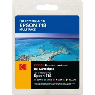 Afbeelding van Kodak Epson T1806 XP inkt CMYK Rebuilt set van 4