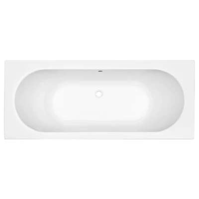 Afbeelding van Xellanz Wiesbaden Portus RD inbouw duo ligbad 170x70x43 cm glans wit