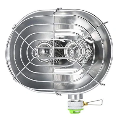 Afbeelding van Tentock Camping gas warmtestraler met piëzo ontsteking, 1050 watt infrarood verwarming, kooktoestel, radiator, warmer voor winter, camping, vissen, wandelen