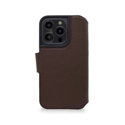 Afbeelding van Decoded Wallet Case iPhone 14 Max Chocolate Brown