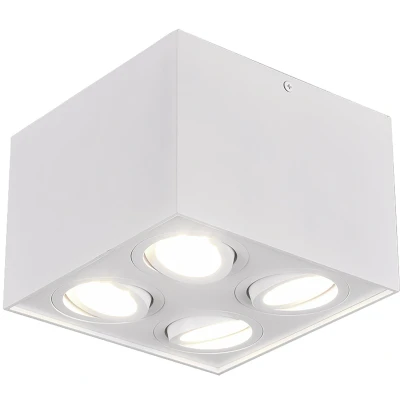 Afbeelding van TRIO BISCUIT Plafonniere Wit mat GU10 Binnenverlichting Draaibaar