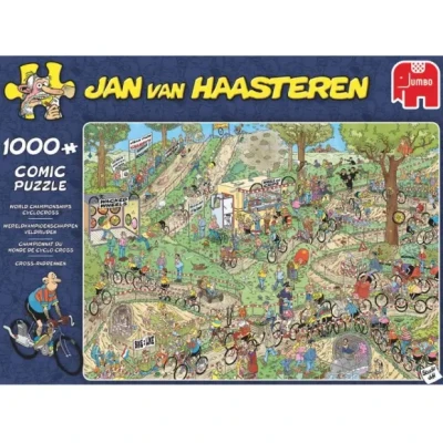 Afbeelding van Jan van Haasteren puzzel veldrijden 1000 stukjes