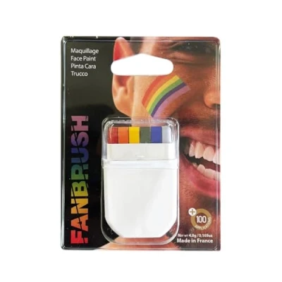 Afbeelding van Fanbrush Regenboog Rainbow Pride Schmink