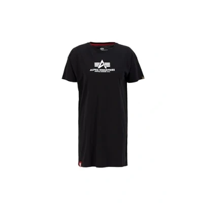 Afbeelding van Alpha Industries LONG WMN Jerseyjurk, Dames, Maat: Medium, Black