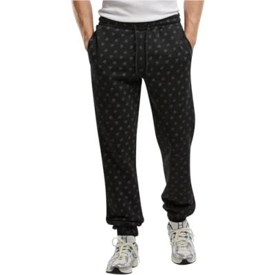 Afbeelding van Southpole AOP sportbroek voor heren, casual trainingsbroek in all over print, losse pasvorm, vrijetijdsbroek mannen, zwart, M