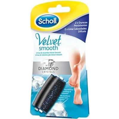 Afbeelding van Voetscrub Scholl Velvet Smooth (2 Stuks)