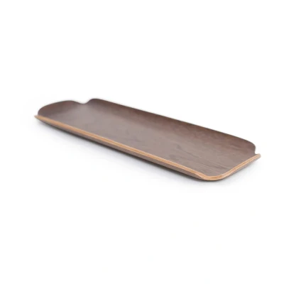Afbeelding van Bosign Aanrecht plateau Leaf Keuken Walnoothout 33 x 11,5 1,5 cm