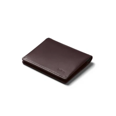 Afbeelding van Bellroy Slim Sleeve, dunne lederen portemonnee (max. 12 pasjes en bonnen) DeepPlum