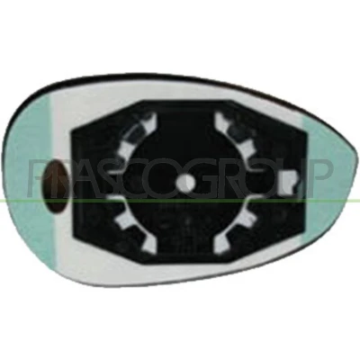 Afbeelding van PRASCO FT0307504 Spiegelglas Links FIAT: 500 Hatchback, Punto Evo Grande ABARTH: / 595 695 Hatchback