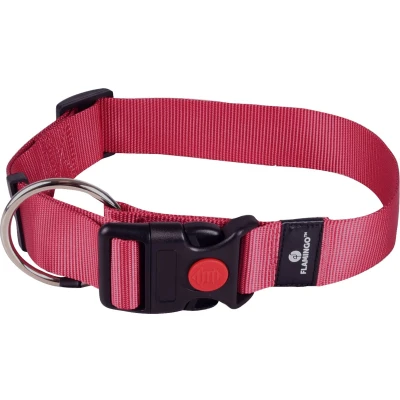 Afbeelding van Halsband Ziggi Kersenrood 55 75 cm x 40 mm