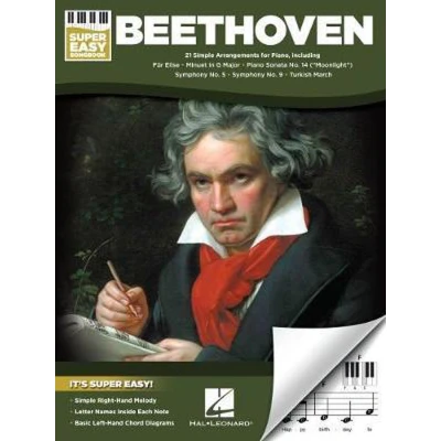 Afbeelding van Beethoven Super Easy Songbook: 21 Simple Arrangements for Piano