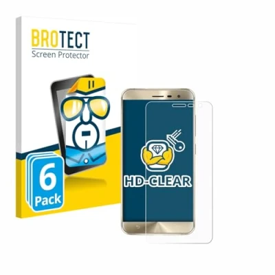 Afbeelding van BROTECT Screenprotector voor ASUS ZenFone 3 ZE552KL Folie Beschermfolie transparant (6 Stuks)