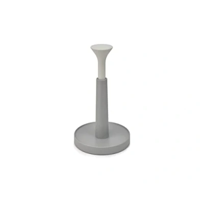 Afbeelding van Joseph Duo Keukenrolhouder voor eenvoudig afscheuren (maximale hoogte van de keukenrol 24 cm), Grijs/Wit