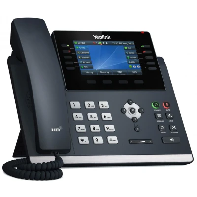 Afbeelding van Yealink SIP T46U, IP Phone, Grijs, Draadloze handset, 1000 entries, LCD, 10,9 cm (4.3&quot;)