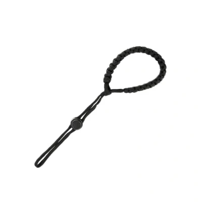 Afbeelding van Caruba Zwarte corduroy polsband, veilige grip, stijlvol design, verstelbare pasvorm, comfortabele grip