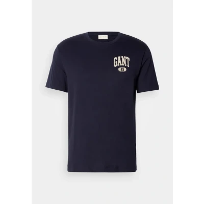 Afbeelding van GANT Seasonal Graphic Tshirt basic, Heren, Maat: Medium, Evening blue