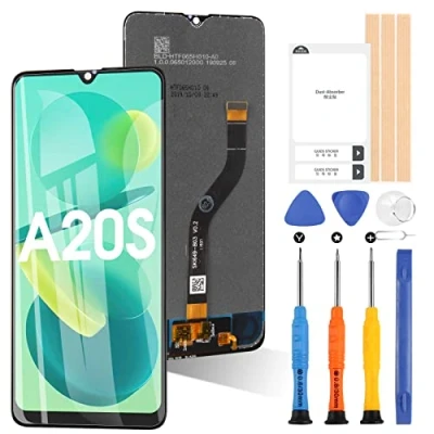 Afbeelding van Beeldscherm voor Samsung Galaxy A20s A207 LCD Display Digitizer Assembly Vervangglas Touchscreen met gereedschap (zwart, niet A20 et A20E)