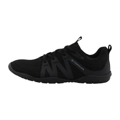 Afbeelding van Tom Tailor Heren 7480020002 Sneakers, zwart, 44 EU, EU