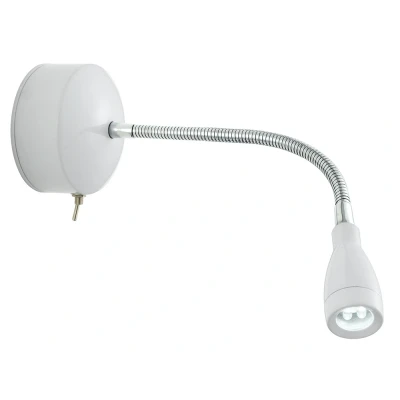 Afbeelding van Searchlight LED Adjustable Wall Lights Wandverlichting Met Schakelaar 8 X 28,5 Cm 0,5W Incl. Wit
