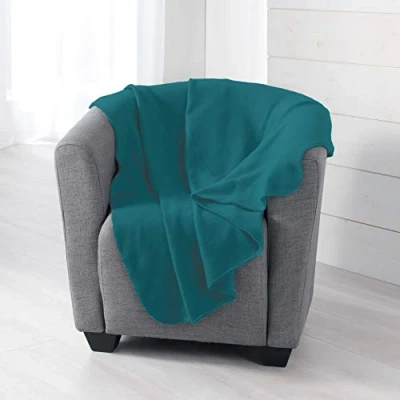 Afbeelding van douceur d&#039;intérieur, Knus deken (125 x 150 cm) Milou blauw, fleece
