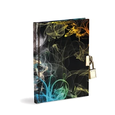 Afbeelding van Mareli Geheim dagboek, 14,5 x 18,5 cm, meerkleurig met metalen slot en 2 sleutels