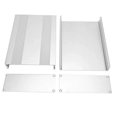 Afbeelding van Aluminium behuizing PCB instrumentenkoelbox Elektronische projectbehuizing 54 x 145 200 mm, zilver