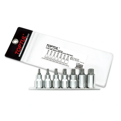 Afbeelding van XZN dubbele set TOPTUL 1/2 7 stuks (M5,M6,M8,M10,M12,M14,M16)