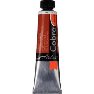 Afbeelding van Olieverf #378 Transparantoxydrood Cobra Artitst 40ml