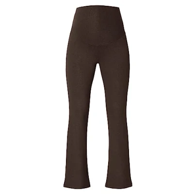 Afbeelding van Zwangerschapsbroek Casual broek flared Luci Coffee Bean S